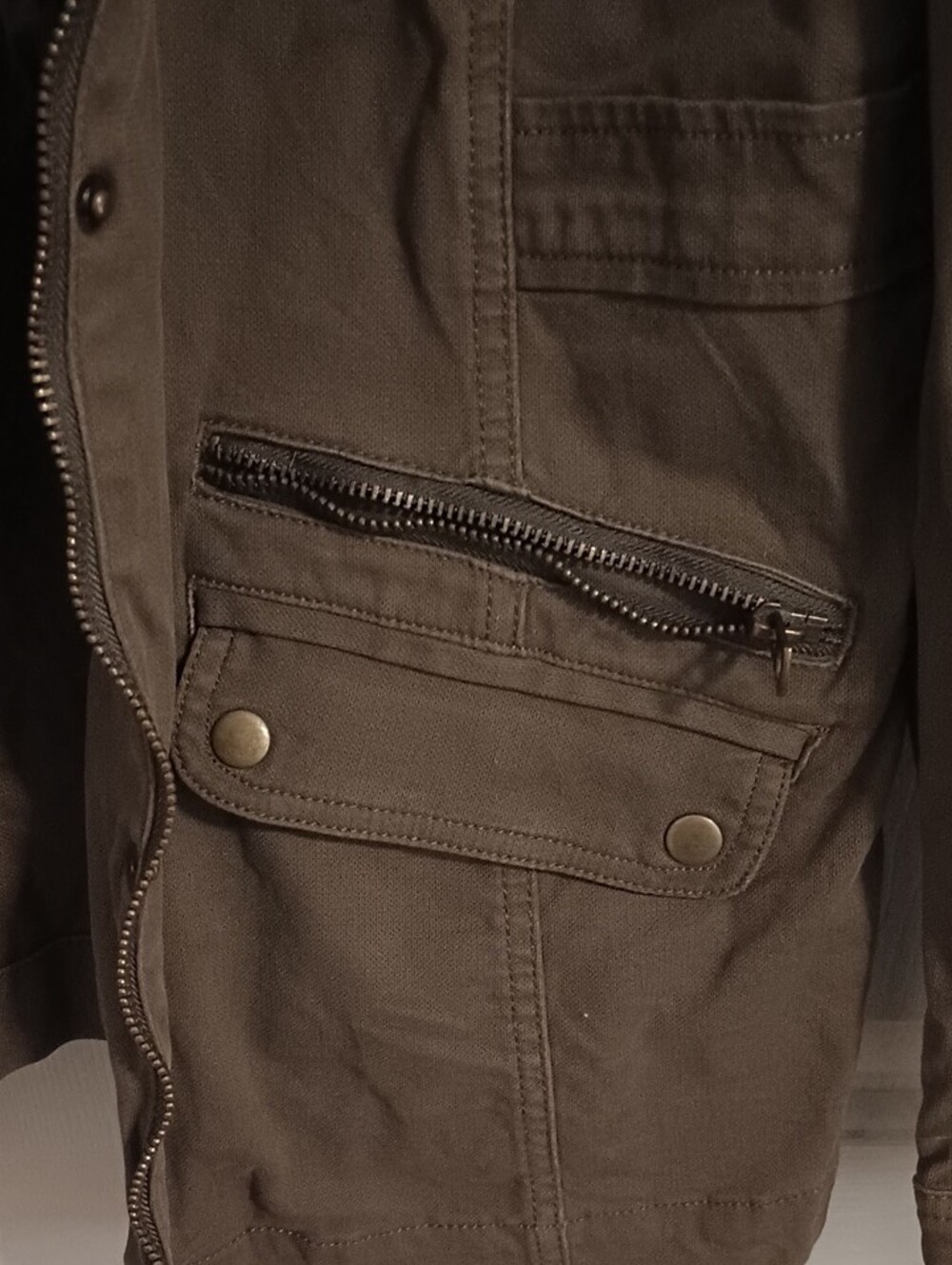 Lucky Brand Olive Green Utility Field Jacket - Picture 4 of 7